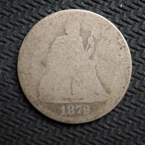 1879 *P *  SEATED LIBERTY SILVER DIME   **RARE DATE  **  FREE SHIPPING! C2601