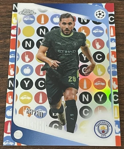 2025-26 Topps Chrome UEFA Big Apple FFNYC Rayan Cherki #1