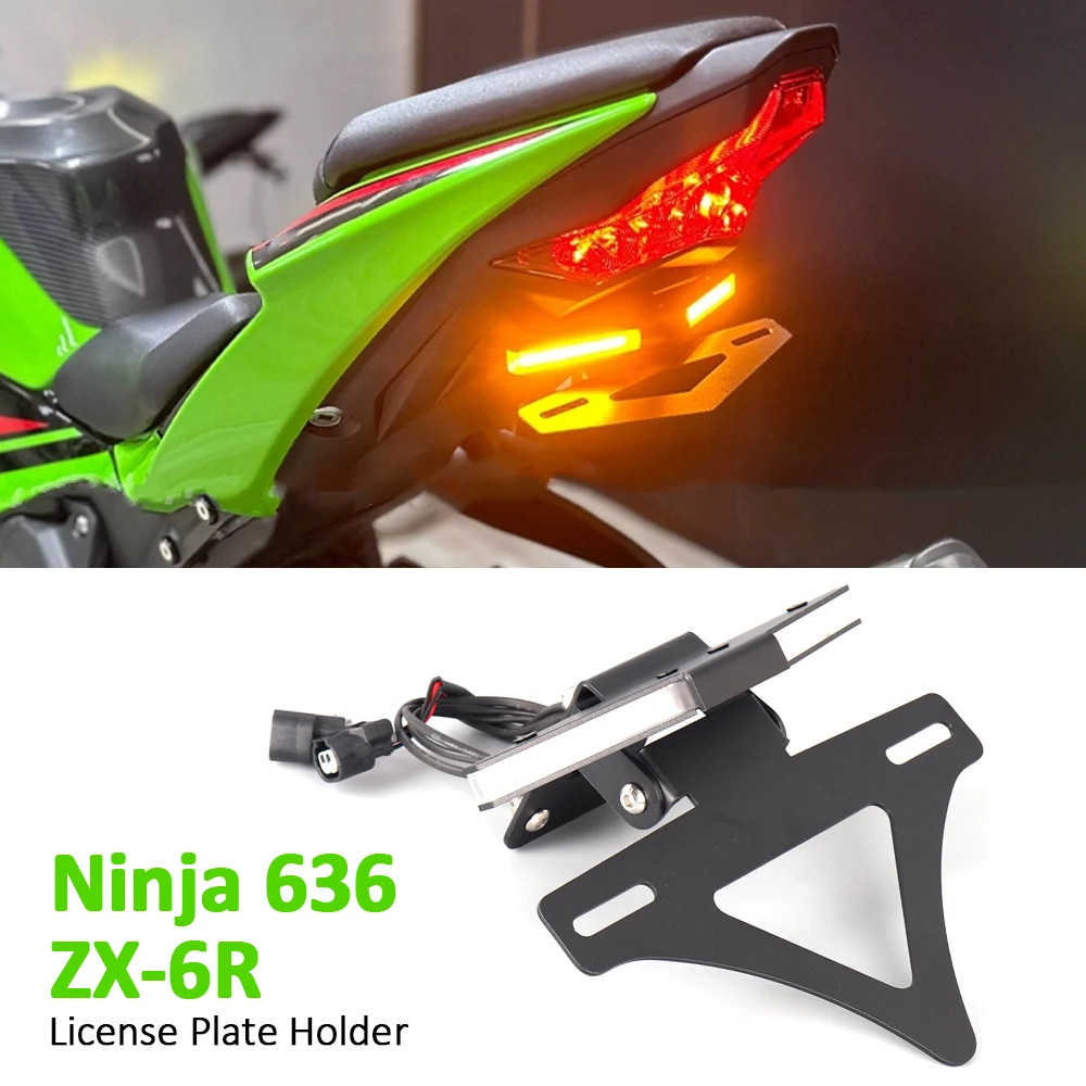 License Plate Holder Fender Eliminator For KAWASAKI Ninja ZX-6R ZX6R 636 2024-