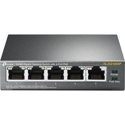 TP-Link TL-SG1005P - 5-Port Gigabit PoE Switch - Limited Lifetime Protection