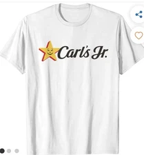 Carl's Jr. Logo American Funny T-Shirt Adult Unisex Size XL