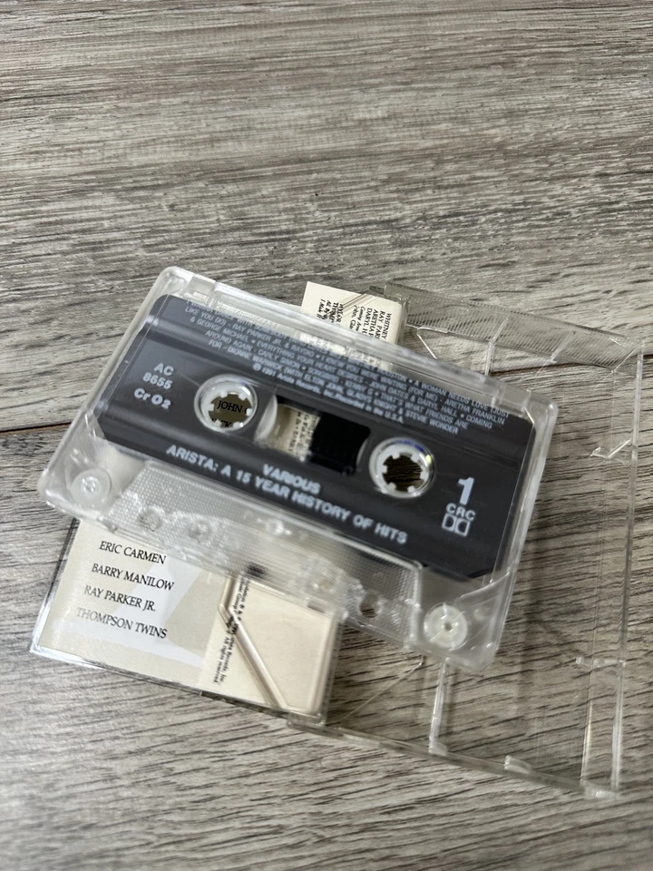 Vintage Cassette Arista 15 Year History Of Hits Compilation Various Artists 80s - Image 4 of 4