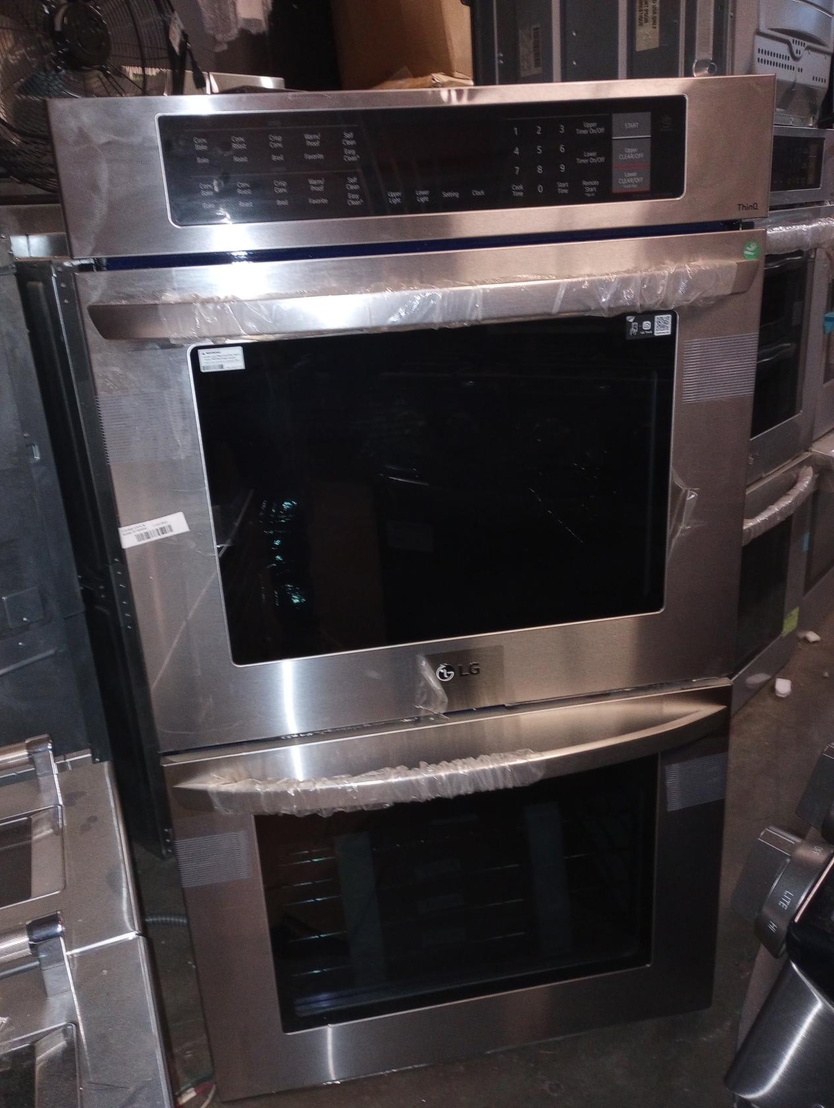 LG LWD3063ST 30" BuiltIn Electric Convection Double Wall Oven with