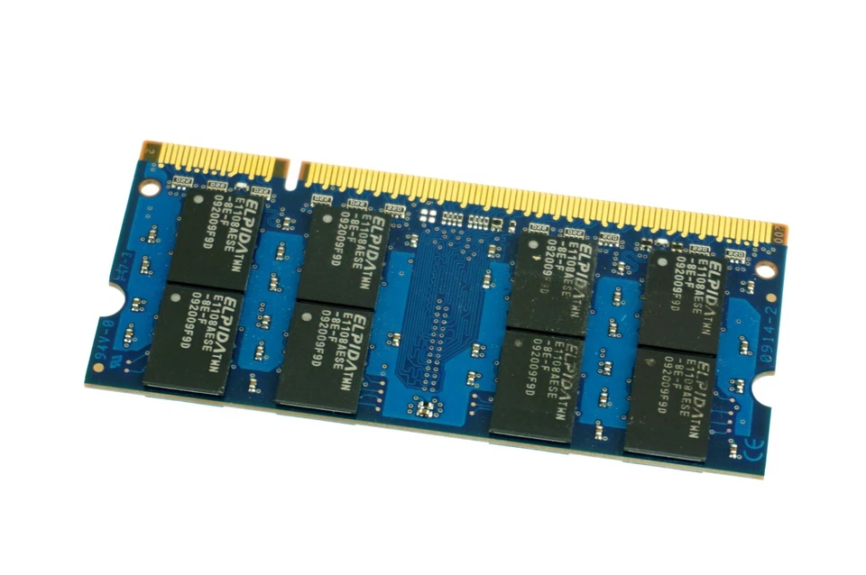 EBE21UE8AESA-8G-F GENUINE ELPIDA LAPTOP MEMORY 2GB DDR2 PC2-6400S-666 (CA610) - Image 2 of 2