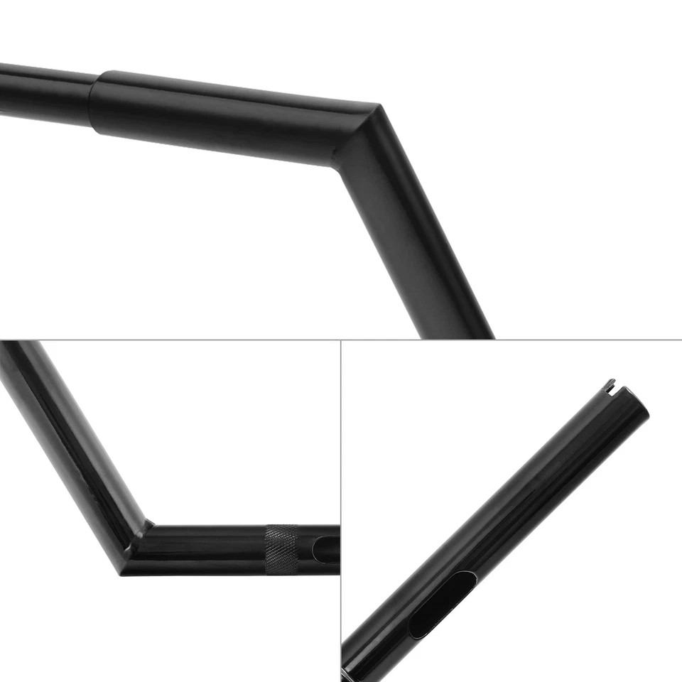 Barra Z de tiro bajo de 1,25" 6"8”10" manillar de elevación apto para Harley Road Glide King Foto 3 de 4