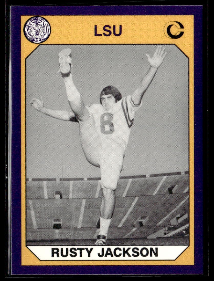 1990 Collegiate Collection LSU Tigers - #73 Rusty Jackson