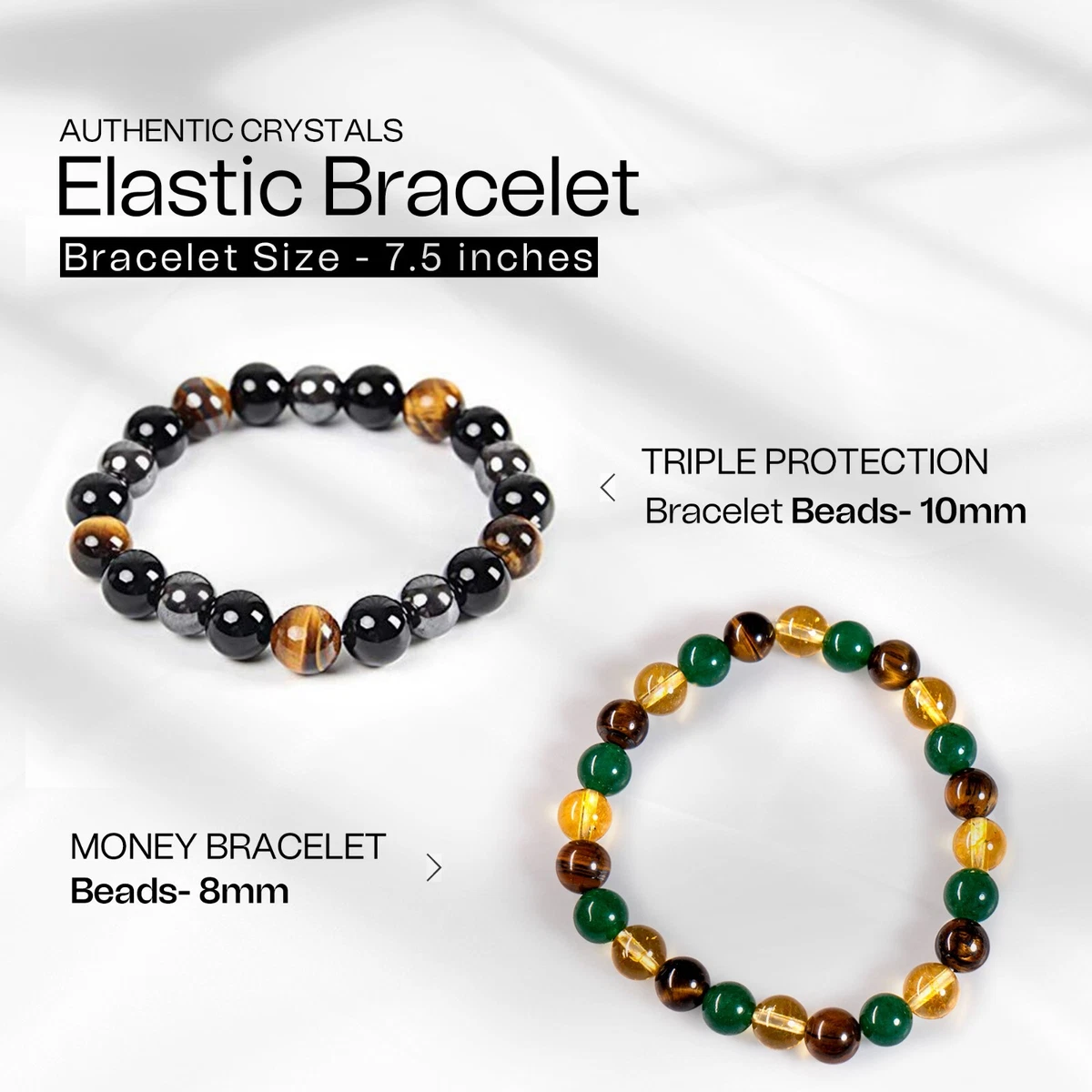 Natural Healing Gemstones Crystal Bracelets Bring Good Luck