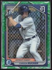 2024 Bowman Carson Rucker BCP-65 1st Lunar Glow Refractor | Detroit Tigers