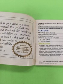 dr mario nes manual