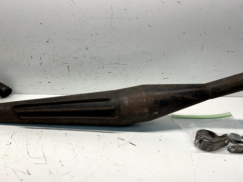 Yamaha CT1 175 CT 175 Race escape/silenciador/silenciador/montaje deflector (1970) Foto 3 de 4