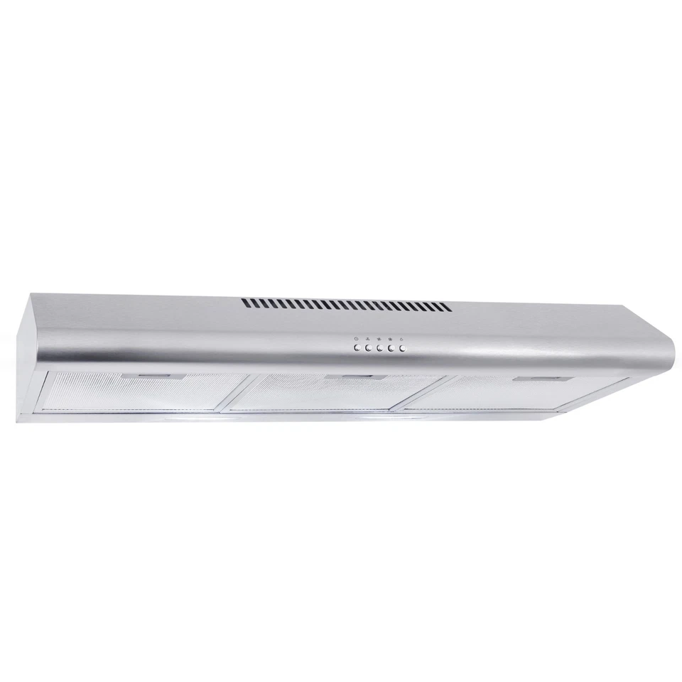 36 in Under Cabinet Range Hood, 3-Prong Plug, Stainless Steel, LED, Mesh Filters - Image 2 of 4