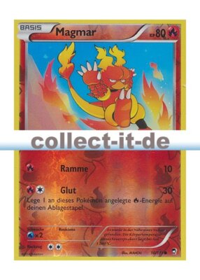Pokemon XY - Fliegende Fäuste 10/111 - Magmar - Reverse Holo Deutsch