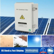 4 String Solar Combiner Box PV Combiner Circuit Breaker 63A For Solar Panel Kit