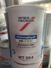 Spies Hecker Hi-Tec Water Basecoat Fine Silver WT354 Tinter Permahyd