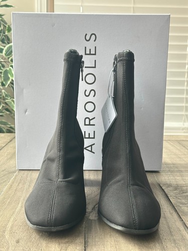 Aerosoles Women's US 10M Corinda Comfortable Heeled Ankle Boot in Black - Picture 4 of 14