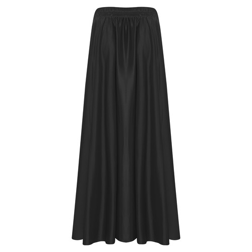 Women Maxi Elegant Dancewear Swing Skirt Elastic Waist Stage Contemporary Latin - Bild 32 von 189