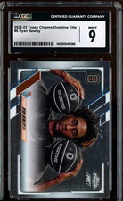 2022-23 Topps Chrome Overtime Elite #6 Ryan Bewley RC Rookie CGC 9 MINT & Bonus