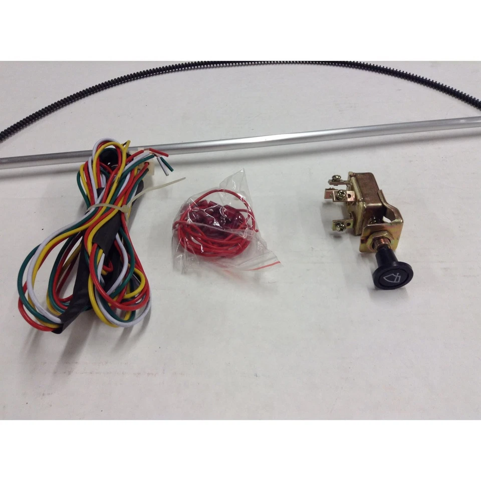 1928-47 Ford Wiper Kit w Wiring Harness hot rod rat rod windshield glass scta - Image 4 of 4