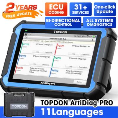 2025 TOPDON AD PRO Bidirectional Scanner Full System Diagnostic Tool E*CU Coding