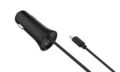 2GO USB Kfz-Ladegerät Type C 12V/24V 2,4A, schwarz USB-Car-Charger, 797170