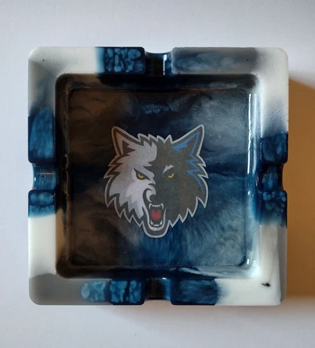Minnesota Timberwolves Ashtray/ Minnesota Timberwolves gifts/ sports gifts/ NBA 