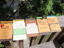 LOT OF 5 VINTAGE KODAGUIDE CALCULATORS MOVIE, CONTRAST, PHOTOGUIDE FOR CAMERA