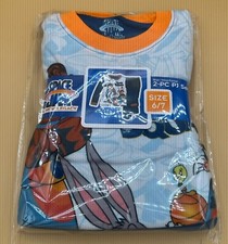 Space Jam A New Legacy 2-PC Fleece Pajamas Sleepwear Set Boys Size 6/7.  New 