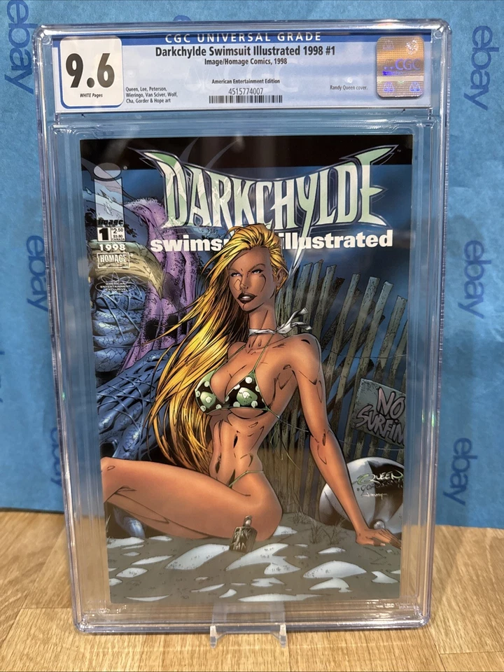 Darkchylde #1 Swimsuit Illustrated 1998 Graded Comic Edition Image CGC 9.6 - Image 2 of 4