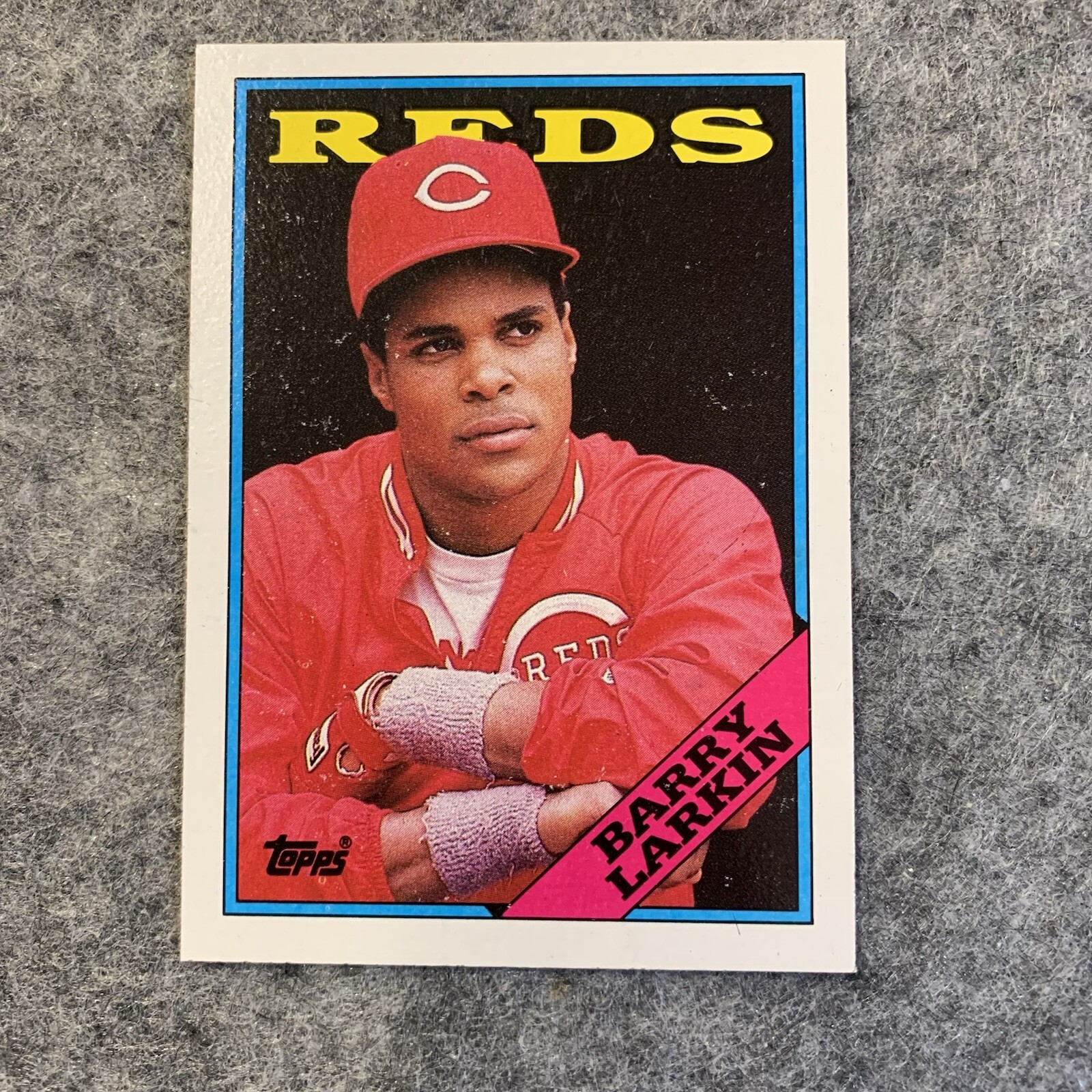1988 Topps Barry Larkin Cincinnati Reds #102 Baseball Card