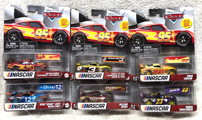 DISNEY PIXAR CARS NASCAR 2024 disney complete set all 6 NEW | eBay