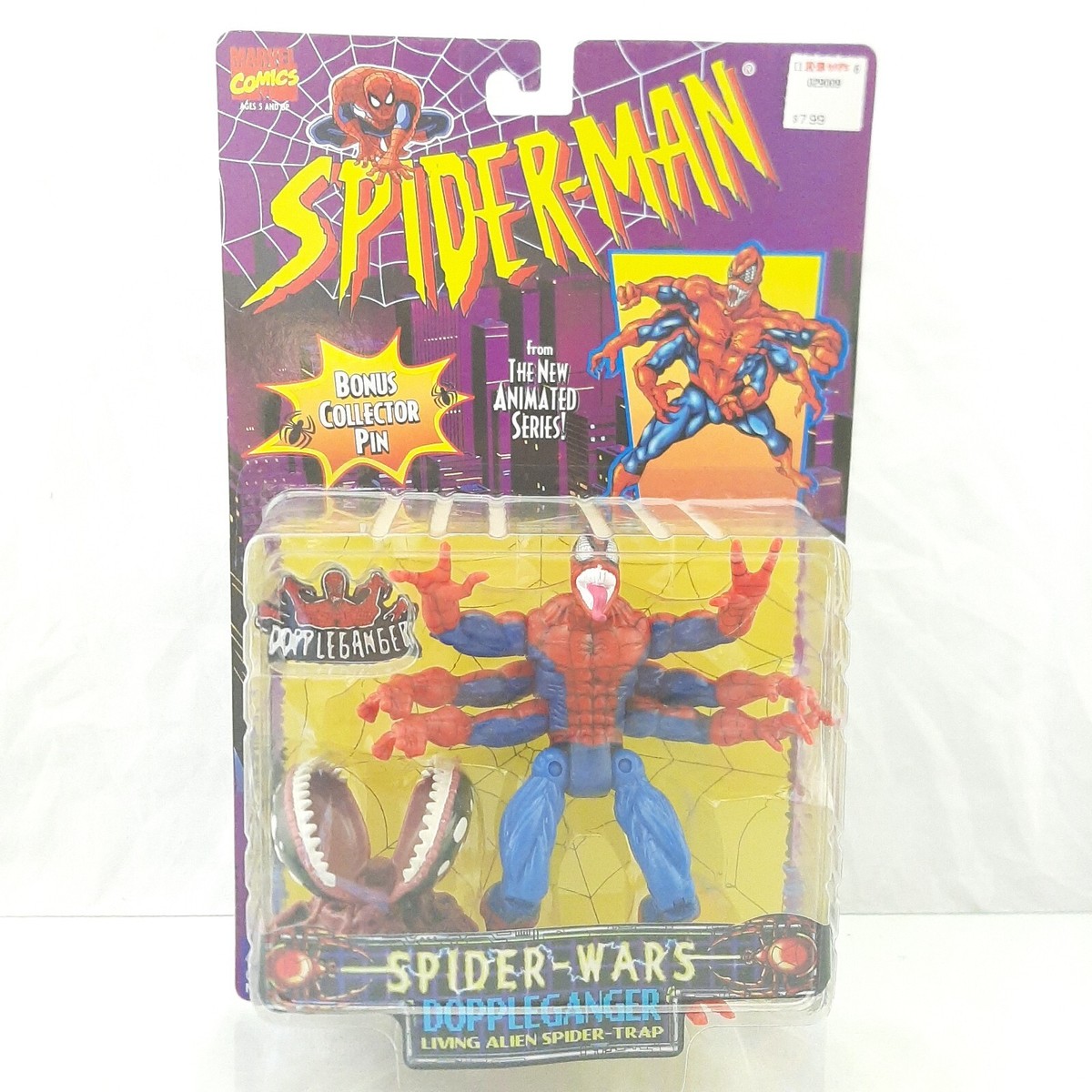 1996 Spider-Man Wars Doppleganger Action Figure Animated