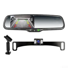 4.3" Car Replacement Rear View Mirror Monitor with No1 Bracket+Backup Camera Kit