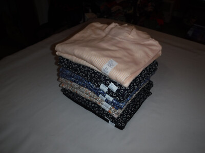 Size Plus Long Sleeve ,100% cotton Mock Neck ,3X,2X,1X, Croft & Barrow ,Multi Co