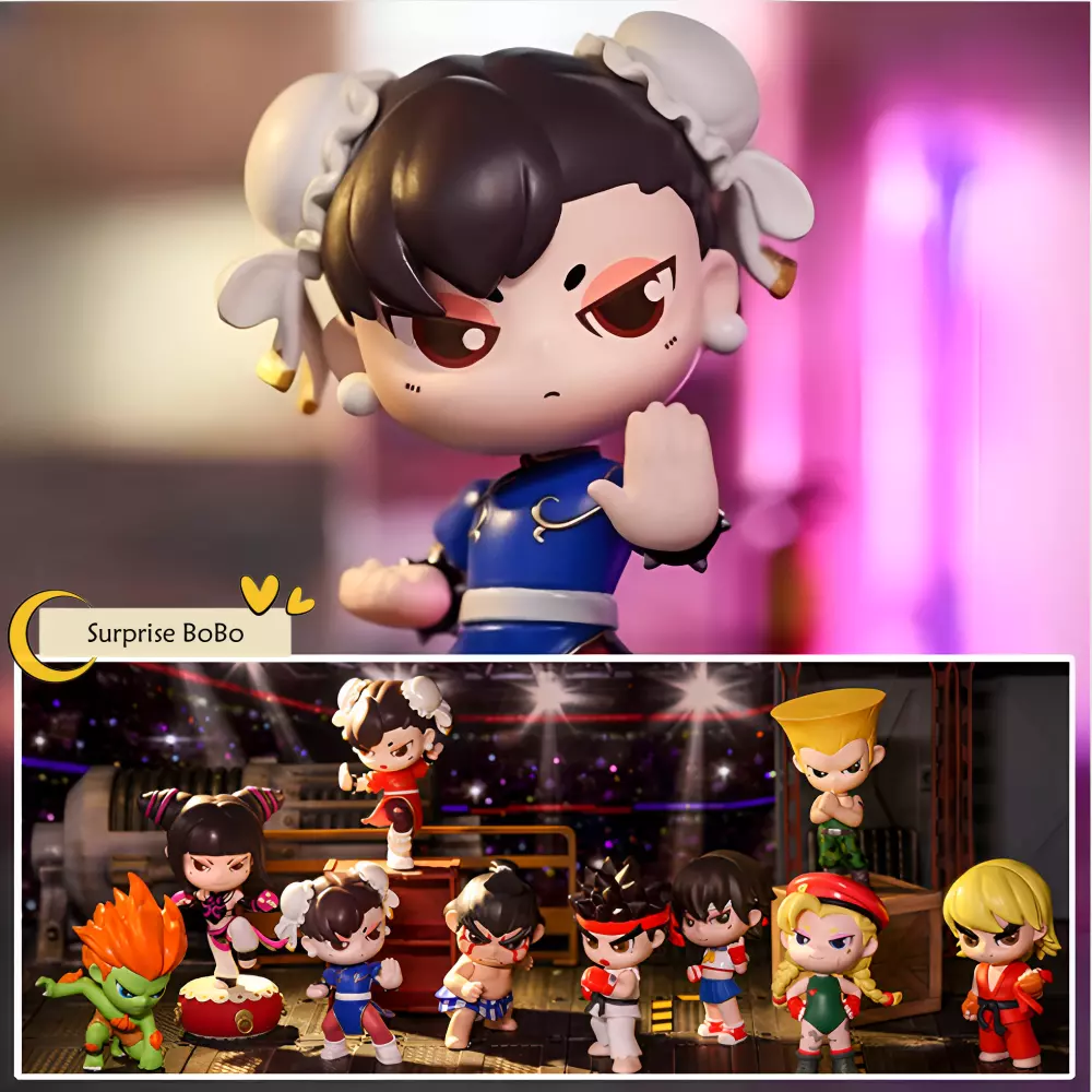 Popmart Street Fighter:Duel Series Cute Kawaii Blind Box Pop