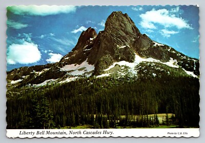 Liberty Bell Mountain North Cascades Highway Washington Vintage Unposted