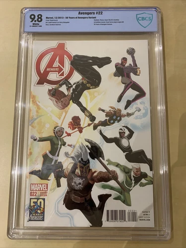 Avengers #22 - CBCS 9.8 - 50 Years of Avengers Variant