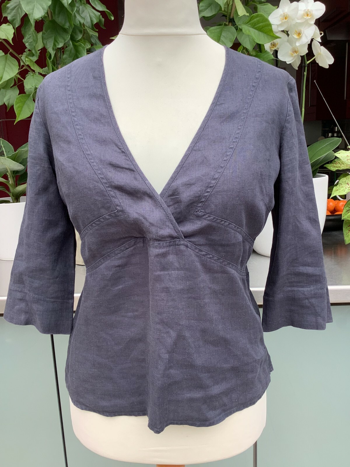 nicole farhi linen top