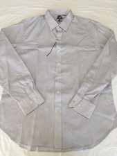 Robert Graham Mens Classic Fit L/S Button Front Flip Cuff Shirt Size Large L