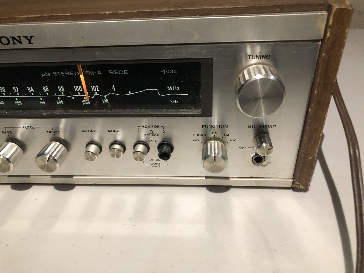 SONY STR-7035 Vintage FM/AM Stereo Receiver, Turns On | eBay