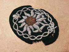 WH Oficerowie Górski Łowca Rękawy Szlachetna biel Metalowa nić ręcznie haftowana