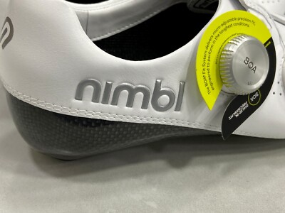 Nimbl Exceed Ultimate Glide Road Cycling Shoes (EU39-EU45) White