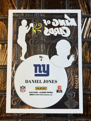 2023 PANINI ILLUSIONS KING OF CARDS #3 DANIEL JONES ORANGE | eBay
