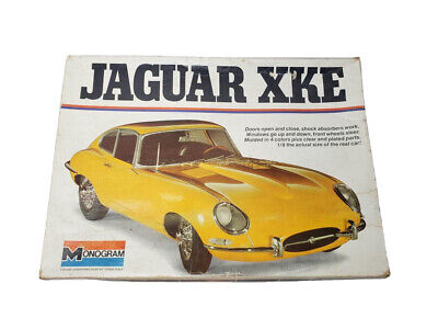 Vintage Monogram Jaguar XKE 1/8 Scale Model Car | eBay Vintage Monogram Jaguar XKE 1/8 Scale Model Car | eBay