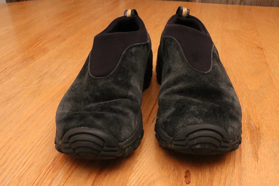 Merrell Orbit Moc Black Mens Slip On Suede Casual Walking Shoes Size 6.5 - Image 2 of 4