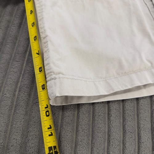 Nautica Cargo Shorts Mens 38 Tan Cotton Camping Hiking Outdoor Casual Flat Front - Picture 7 of 9