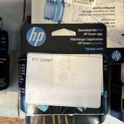 HP 61 Black -Original Ink Cartridge - 170 Pages - New In Box - 2027