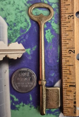 Malleable Brass, Post Bit Key Blank. Corbin / Russwin / Sargent / Yale, Etc.