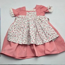 2pc Vntg, Handmade Duplicate of Felicity's Spring Birthday Dress American Girl