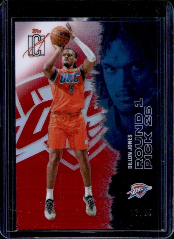 2025-26 Topps Signature Class Dillon Jones Chrome Veteran Red Refractor #/25