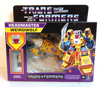 WEIRDWOLF Transformers Headmaster G1 Style Modern 2021 Retro Hasbro SEALED